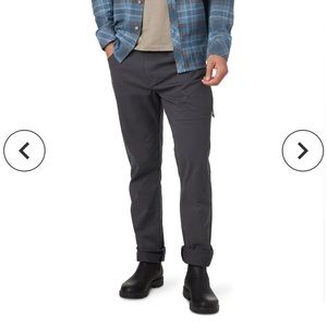 NWT Backcountry Coville pant in Asphalt gray, waist 34